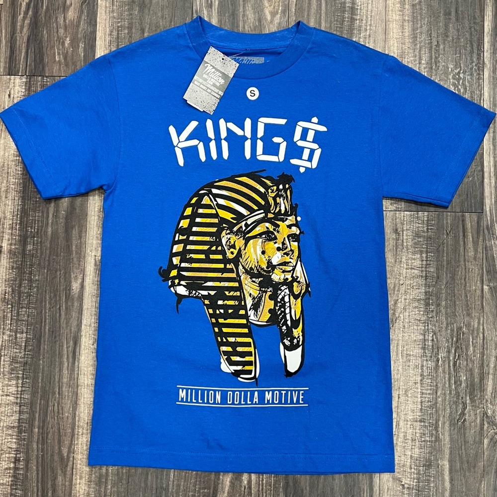 Million Dolla Motive Blue King$ small T-Shirt